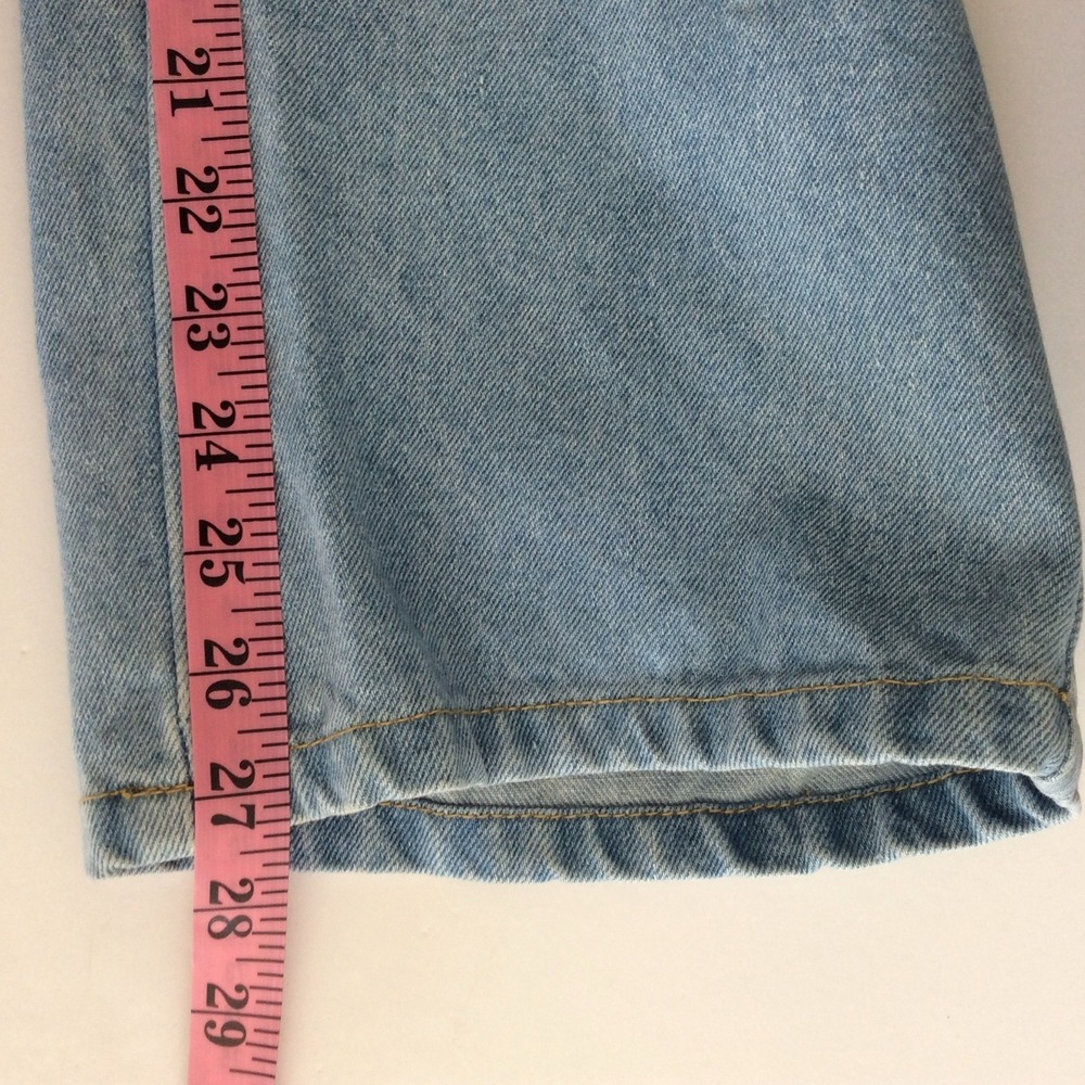 Just My Size Jeans Womens Light Wash Blue Classic Stretch High Rise Cotton 24P - Picture 9 of 9